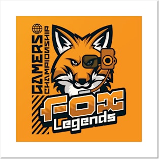 Fox Gaming Champion Posters and Art